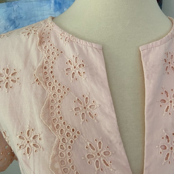 NWT Madewell Scalloped Eyelet Midi Dress - Picture 4 of 12